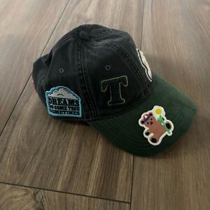 Teddy Fresh Patchwork Corduroy Brim Baseball Cap